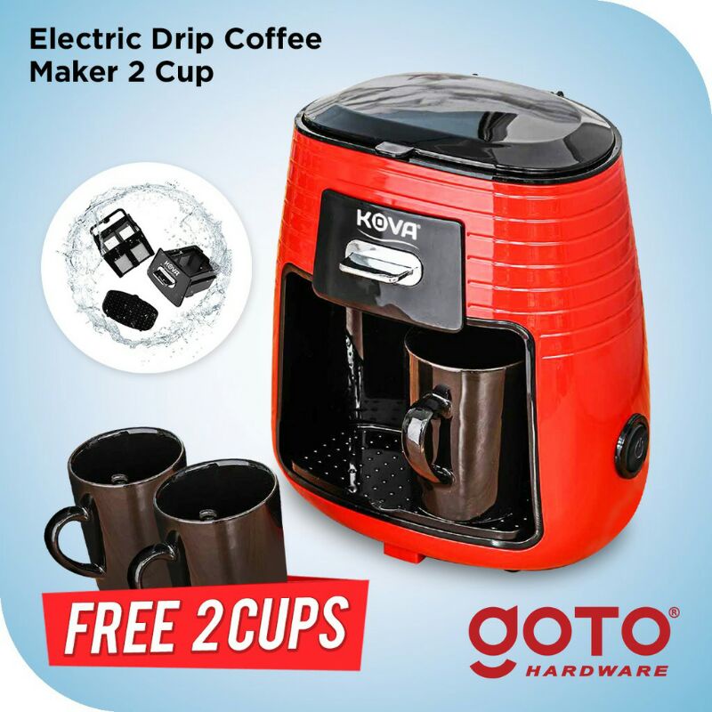 KOVA DOUBLE DRIP ELECTRIC COFFEE MAKER MESIN KOPI ELEKTRIK LISTRIK