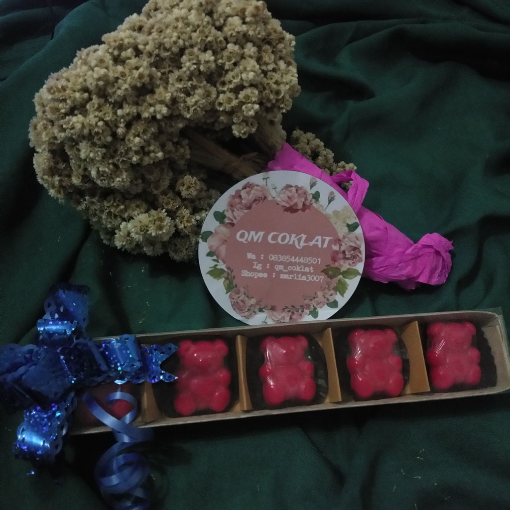 

Coklat Karakter / Coklat Ucapan - Teddy Bear 5