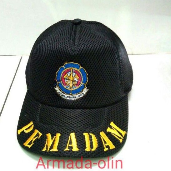 Topi Jaring TNI AD Hitam|Topi TNI AD hitam|Topi pria