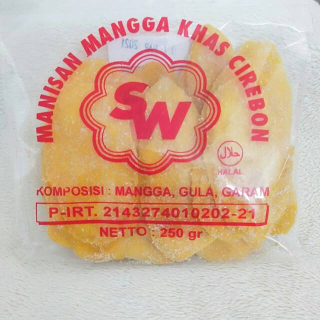 Jual Manisan mangga lebar khas cirebon SW enak rasanya | Shopee Indonesia