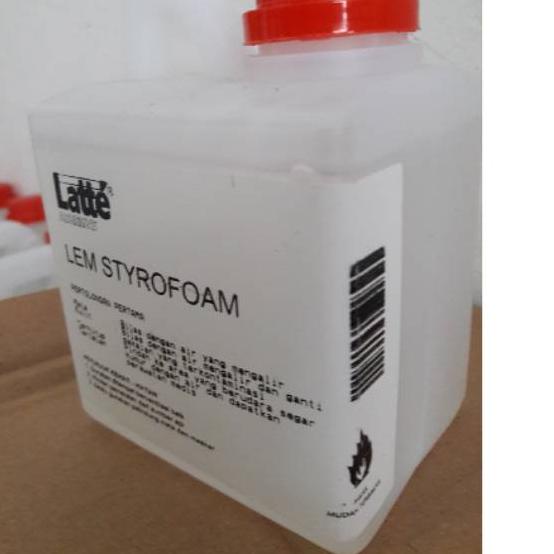

Update Jual lem styrofoam cair LATTE UNITAC 500 gr untuk gabus prakarya
