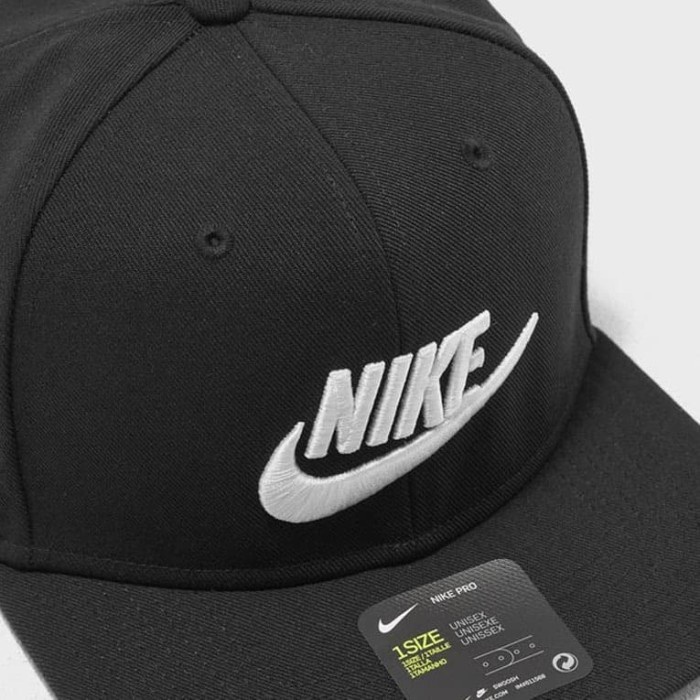 Snapback-Topi- Topi Nike Futura Pro Snapback Cap Hat Black Pine Green Original -Topi-Snapback 749