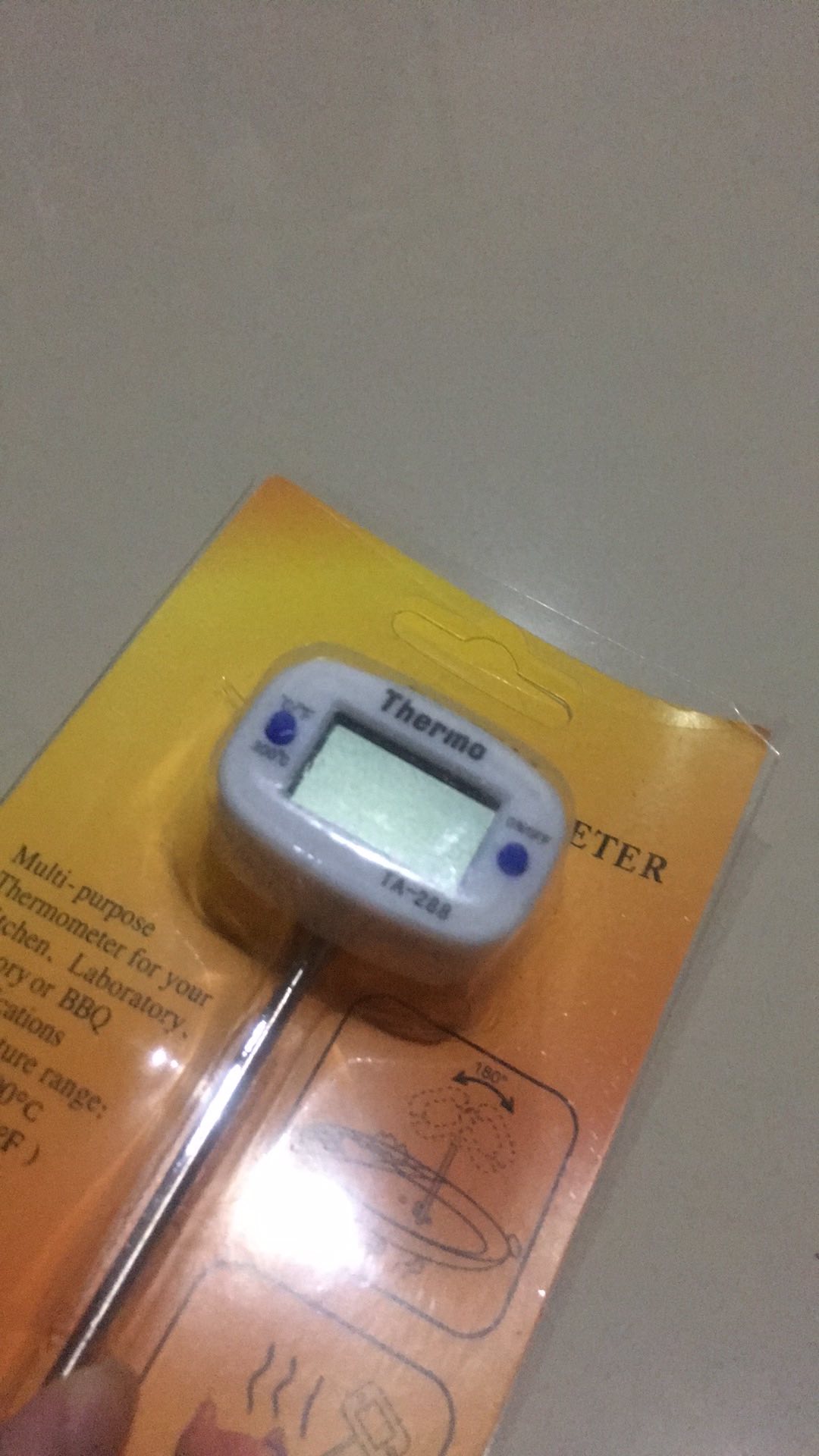 Ta-288 Thermometer Masak Makanan - Food Cooking Oven Kitchen Digital - Milk Bbq Meat Ta288