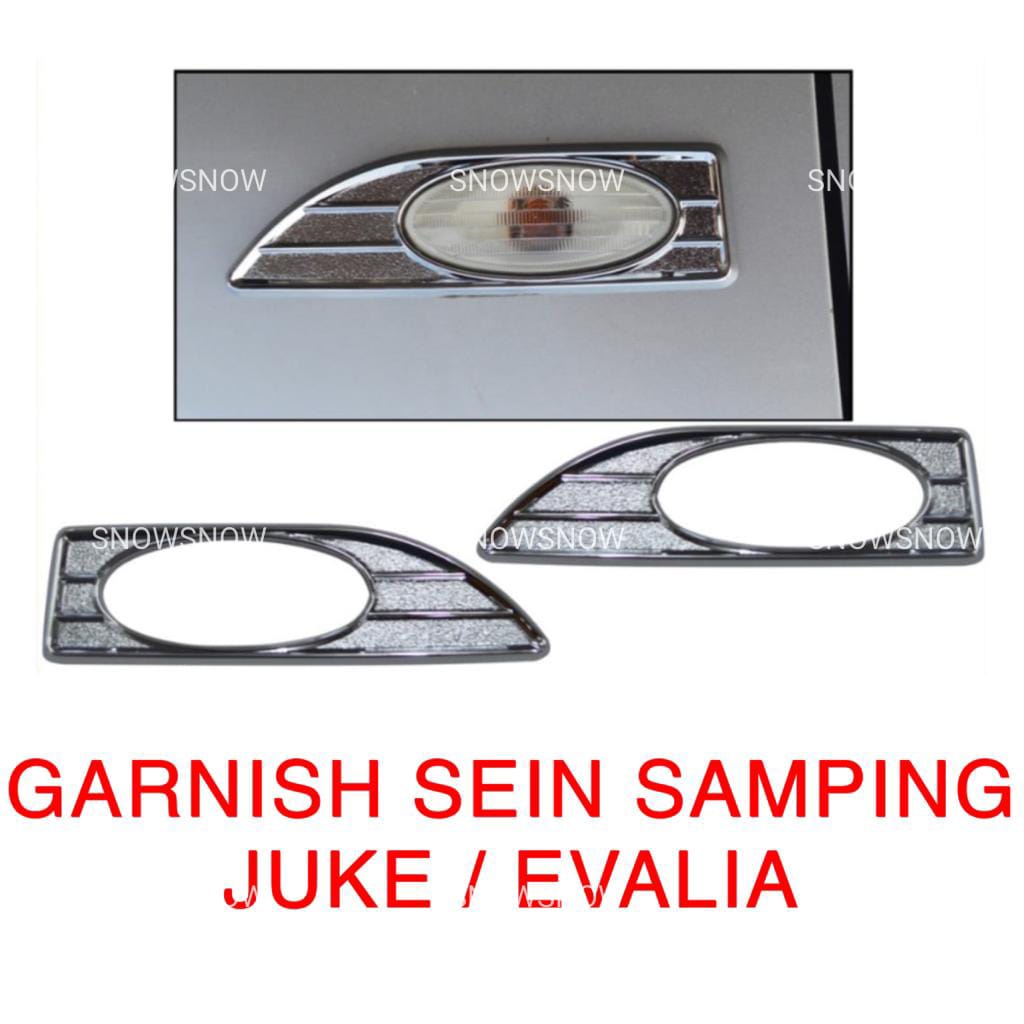 Cover Lampu Sein Side Lamp Juke Evalia Chrome