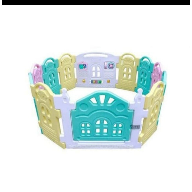 Pagar Bayi Parklon Fence 10+2 WL008 MIX COLOUR  Magic Castle Seperti Coby Haus