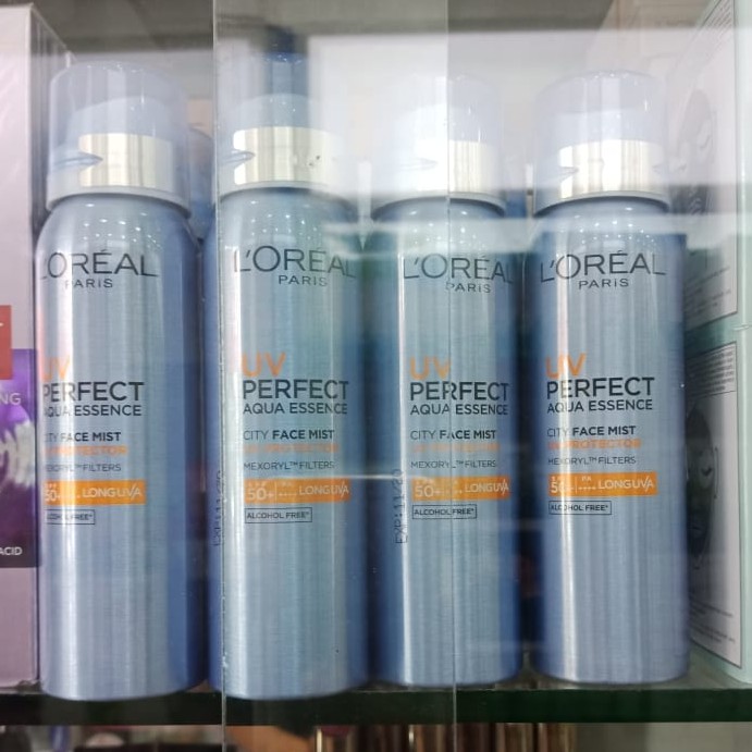 NPL | Loreal UV Perfect Aqua Essence City Face Mist 64 gram | gdlb01