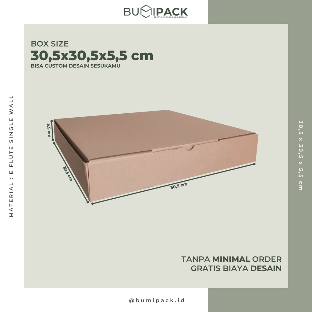 

Kardus packing box hampers kardus hampers dus packing box packing box packaging - Box 30,5x30,5x5 cm