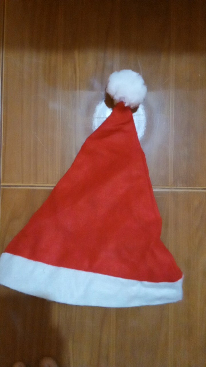 Unitedkits Topi Natal Polos Motif Lampu Dewasa Anak Christmas Hat Topi Natal Xmas Import Cod Batam