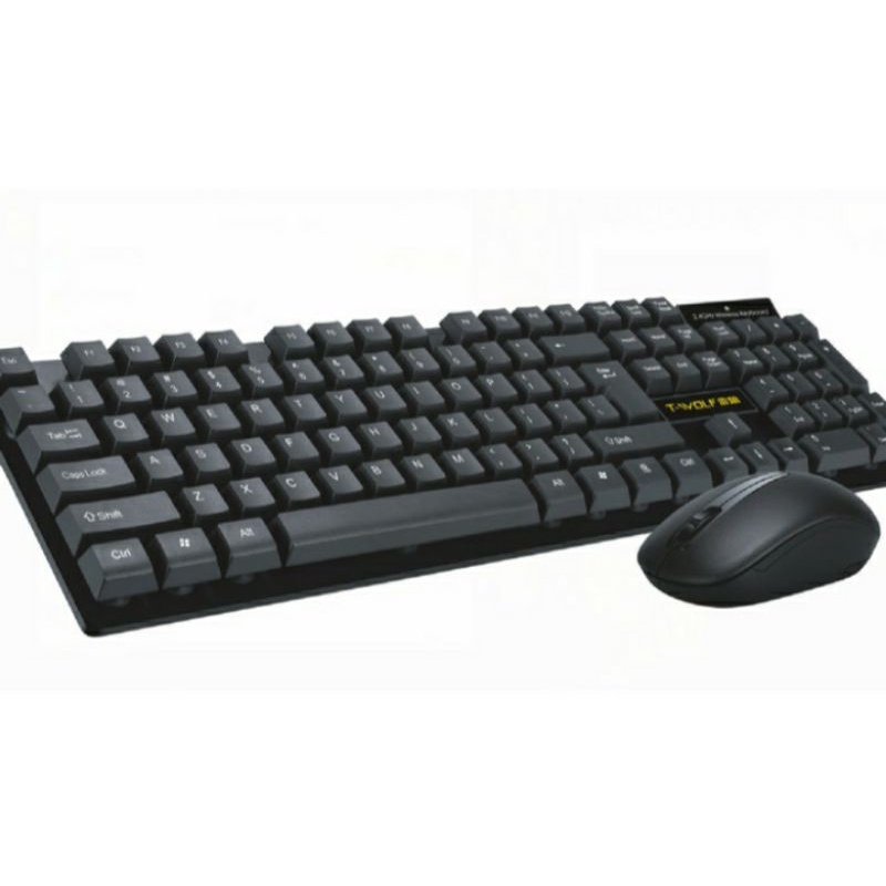 KEYBOARD + MOUSE WIRELESS TWOLF TF100