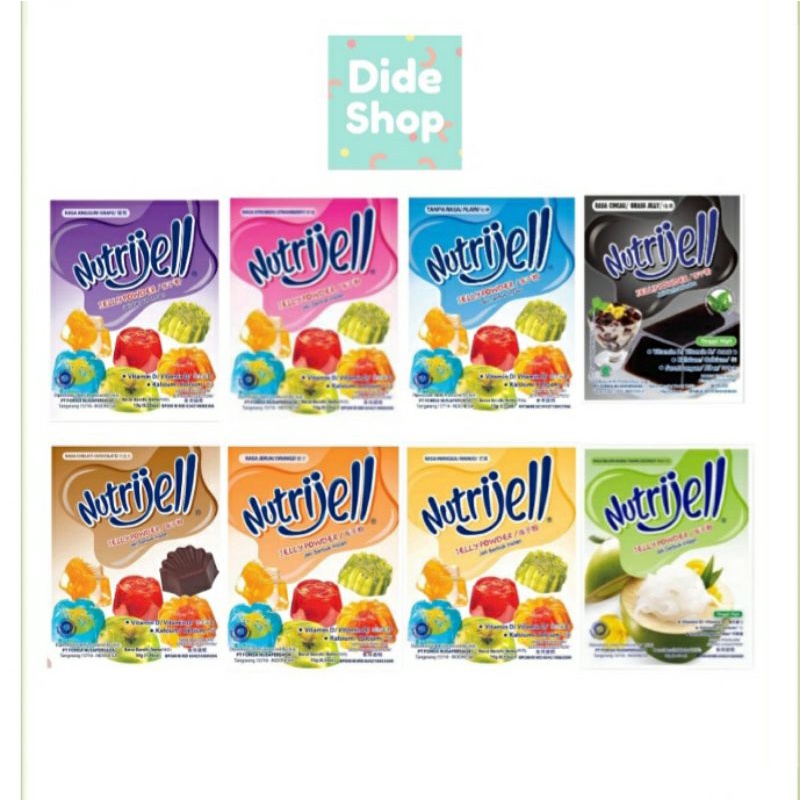 

Nutrijell Jelly Powder Kemasan 10gr (( SACHET ))