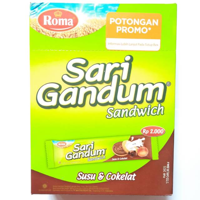 

Sari gandum isi 12 pcs