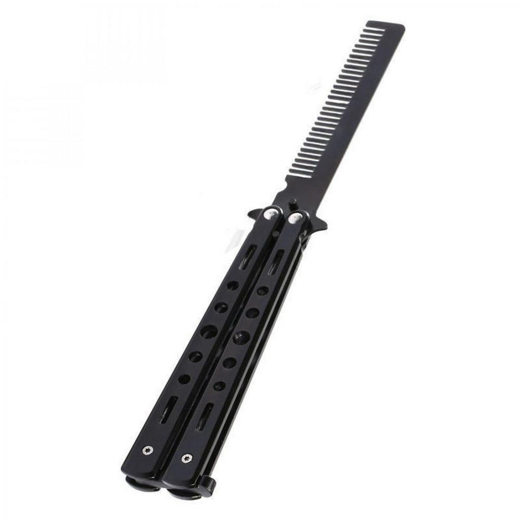 Sisir Besi Butterfly Balisong Training Knife CS GO