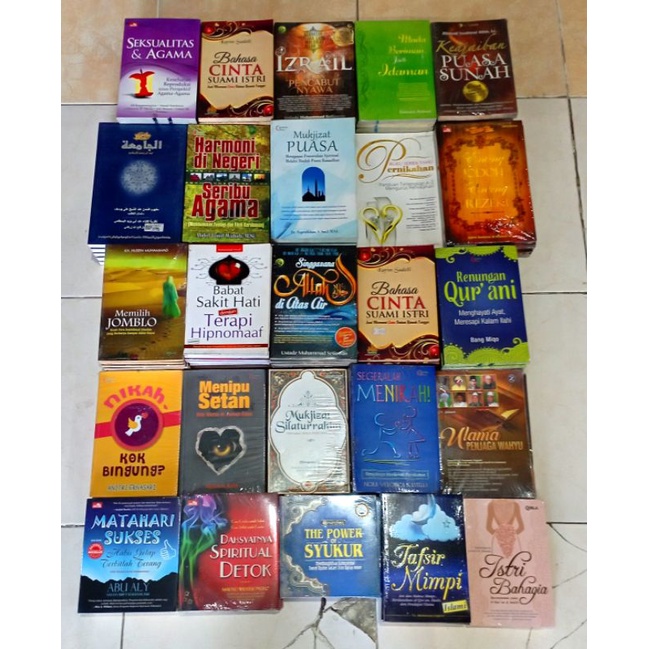 (OBRAL ) BUKU MURAH / BACAAN ISLAMI / MOTIVASI ISLAMI / AGAMA ISLAM / BACAAN ISLAM / INSPIRASI ISLAM