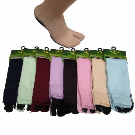 KAOS KAKI JEMPOL POLOS MULTI WARNA/ KAOS KAKI WANITA MUSLIMAH BAHAN POLYESTER