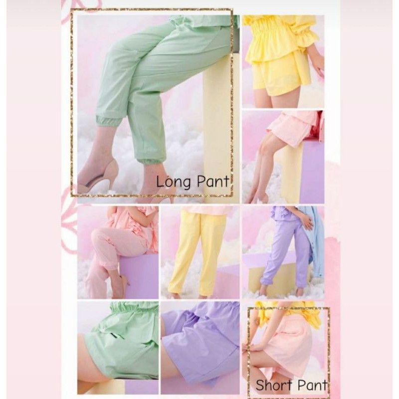 Vone basic pants YELLOW and RAINBOW Size LXL