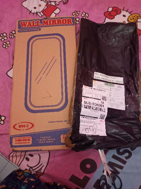 Cermin Dinding Wall Mirror Serbaguna Maspion Wm-3