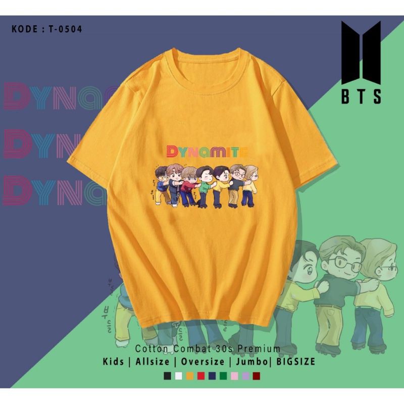 T-SHIRT / TUMBLR TEE BT21 GRUP TINY / UNISEX COTTON 30S PREMIUM