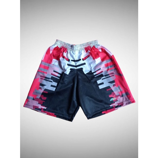 Celana Voli Mizuno/Celana pendek Kolor Santai FULL PRINTING