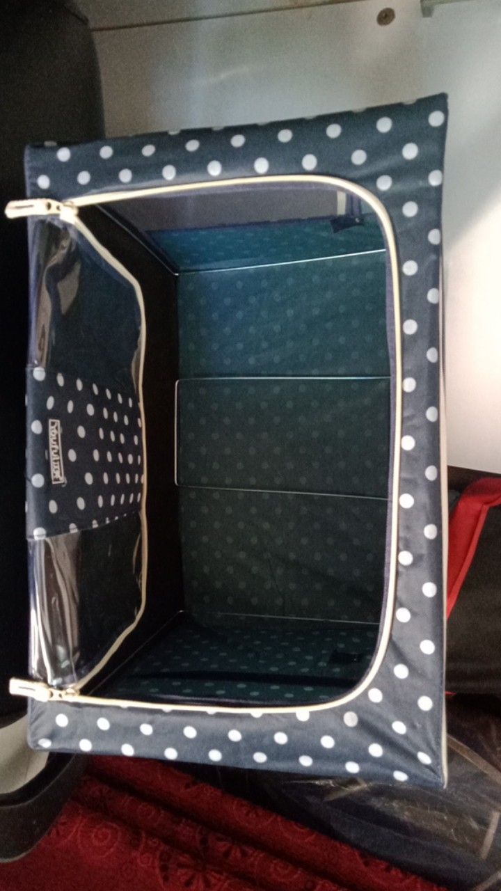 Kotak Penyimpanan Serbaguna Storage Box Organizer Lipat Tempat Mainan Perlengkapan Rumah 66l