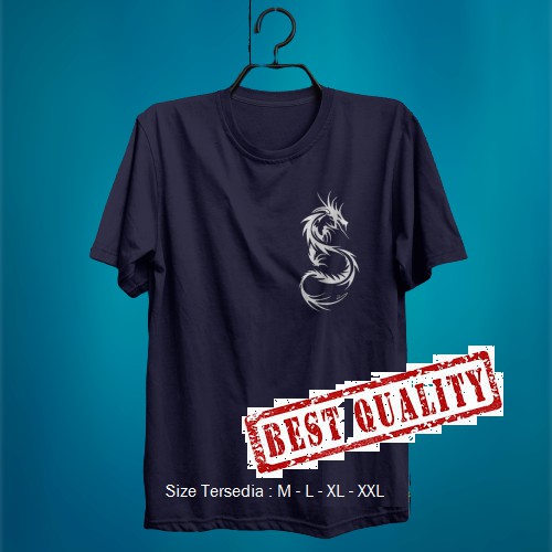 KAOS OBLONG  BERGAMBAR NAGA BAJU NAGA