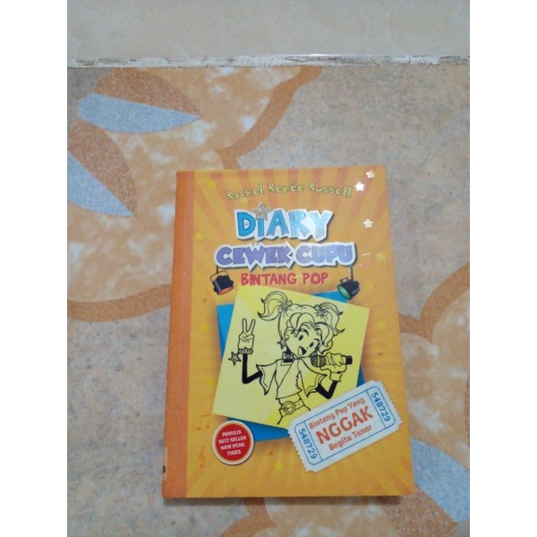 Novel Remaja DIARY CEWEK CUPU BINTANG POP