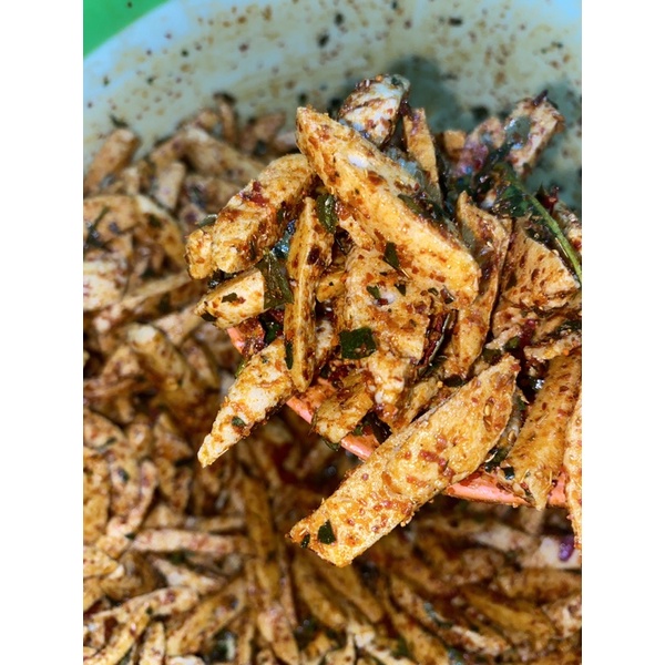 

Basreng pedas tiada tara + daun jeruk