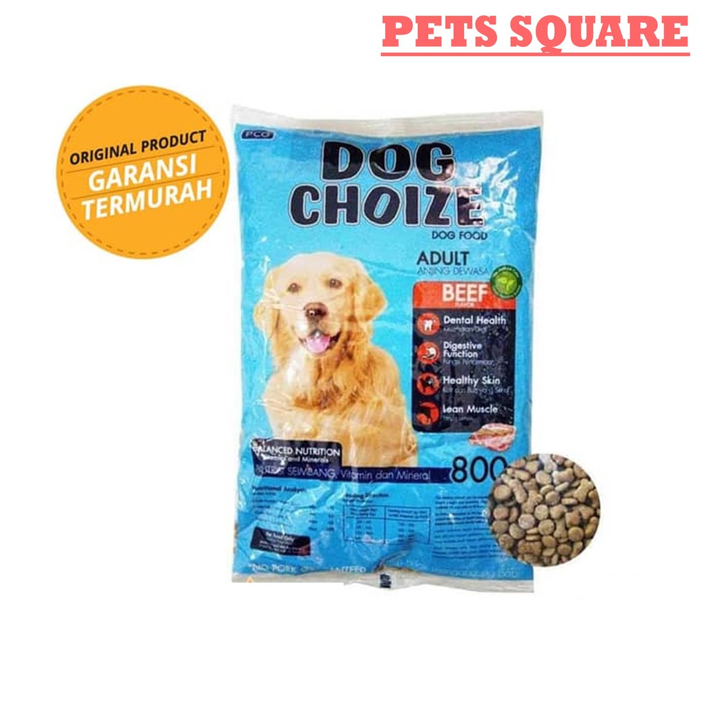 DOG CHOIZE BEEF/LAMB 800GR