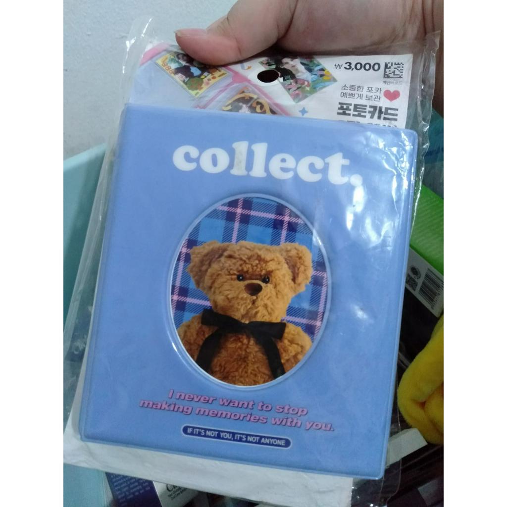 ORI Daiso Korea Photo Card Binder Photo Album Collect Book Top Loader Daiso Korea 35pt