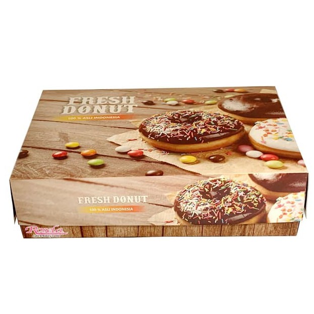 

Kotak Donat FRESH DONUT @10 Lembar (isi 6 PCS &12 PCS DONAT)