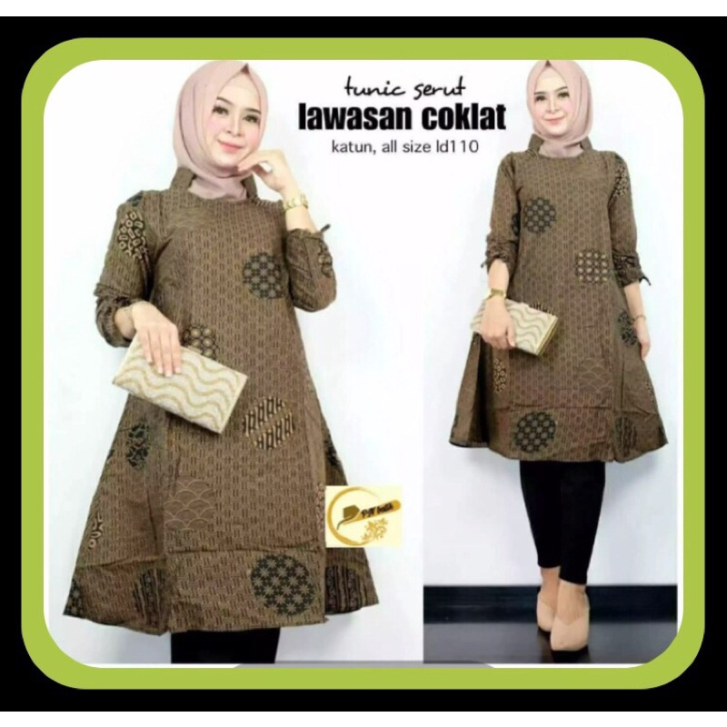 Tunik Batik Modern 2022 Tunik Muslimah Tunik Kekinian Seragam
