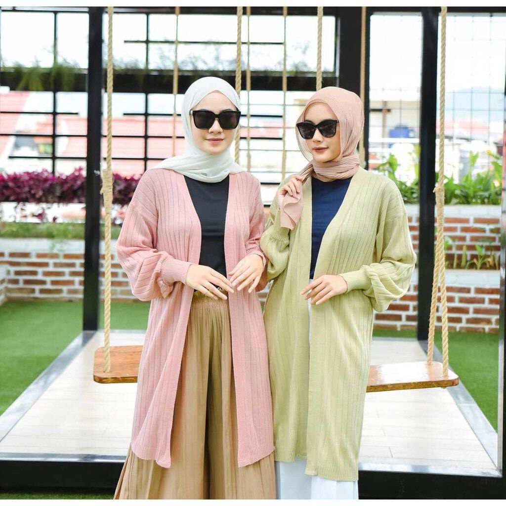 CARDIGAN RAJUT BALON// LONGCARDI BUBBLE PREMIUM//