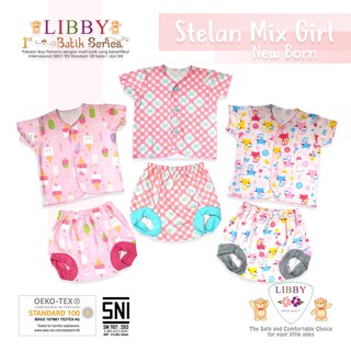 LIBBY SETELAN BAJU PENDEK  CELANA  POP NB PRINT YG  Shopee 