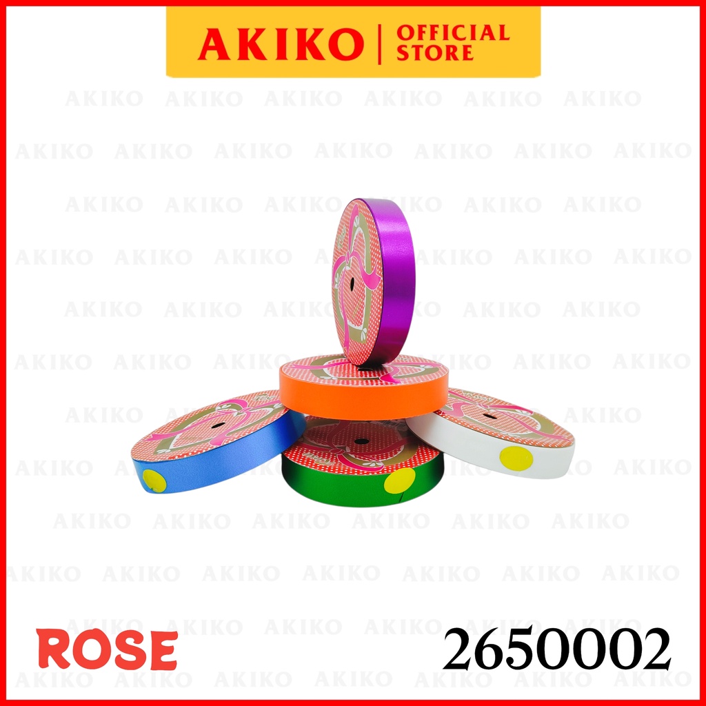 

Pita Kertas Polos Warna Mix Rose