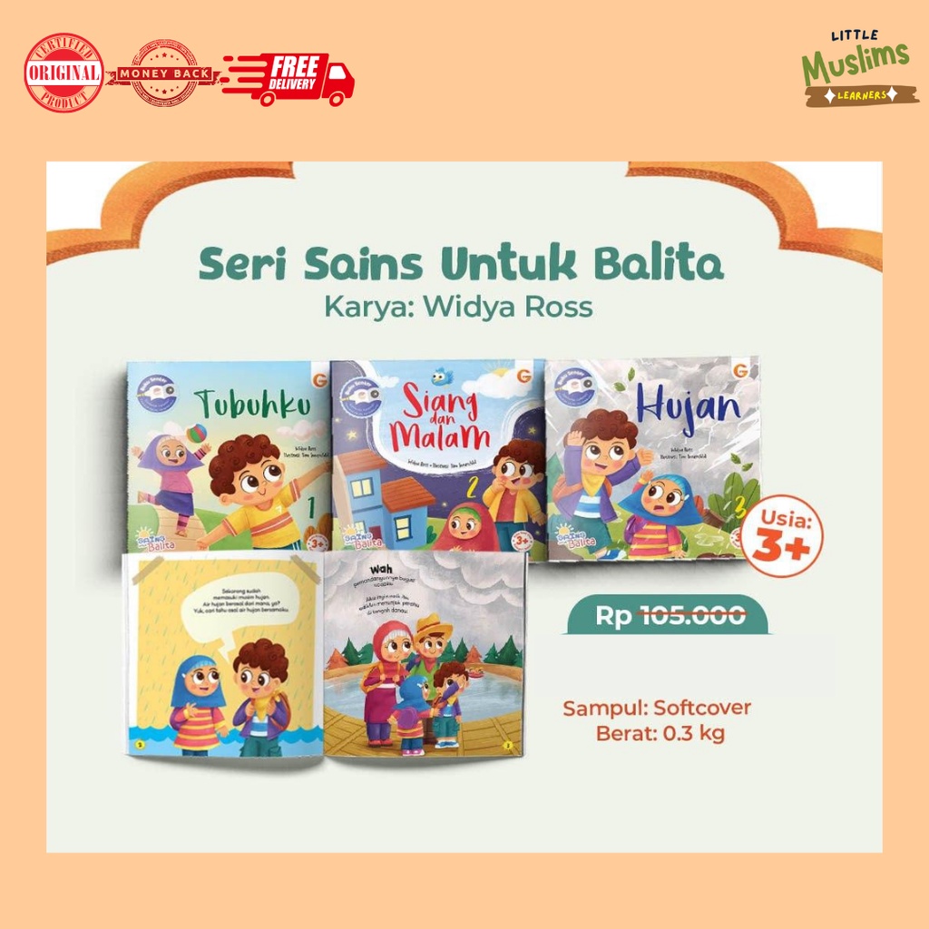 LML - Set Sains Untuk Balita Buku Senter Insani Kids