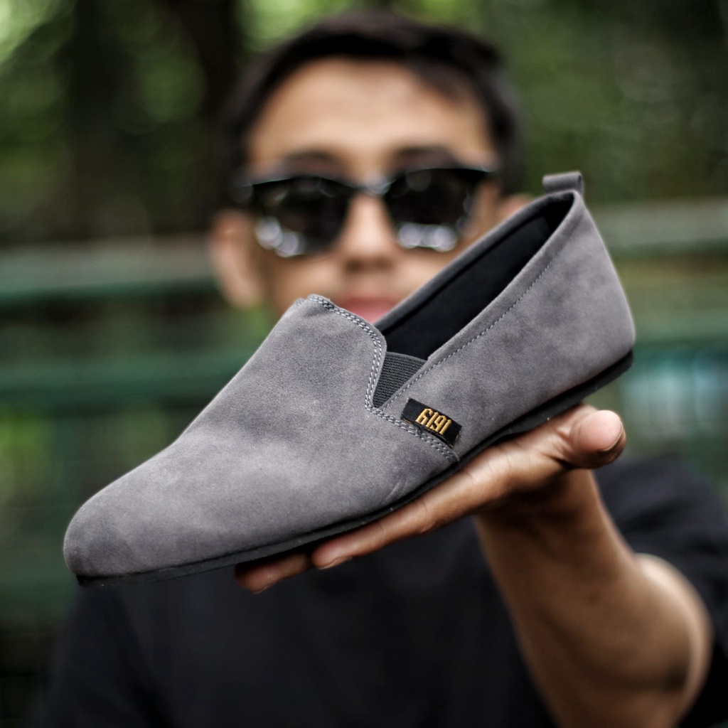 CHORDS|Sepatu Kasual Slip On Pria Slop Mocasin Santai Casual Cowok Murah Keren Ringan