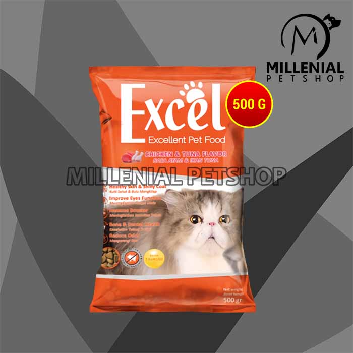 Makanan Kucing Excel Freshpack 500gr Excel donat Excel Ikan 500 gr