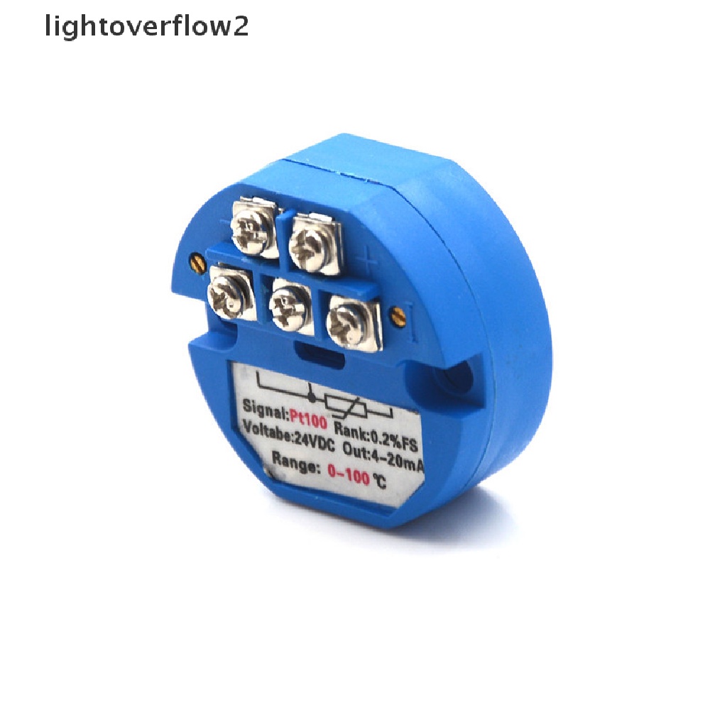 (Light2) Modul Transmitter Sensor Temperatur 4-20ma 0-100 ° C Rtd Pt100 Sbw