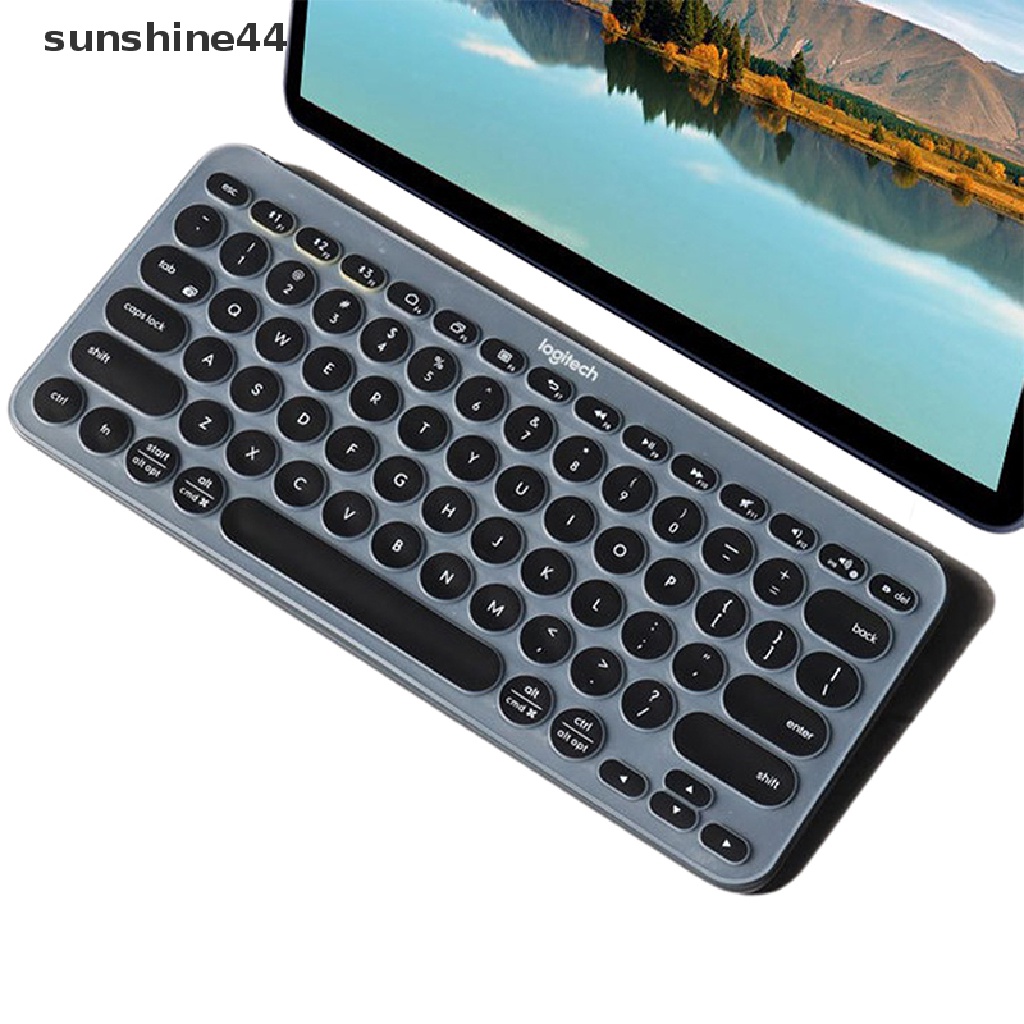 Sunshine Cover Keyboard Wireless Bahan Silikon Lembut Warna-Warni Untuk Logitech K380