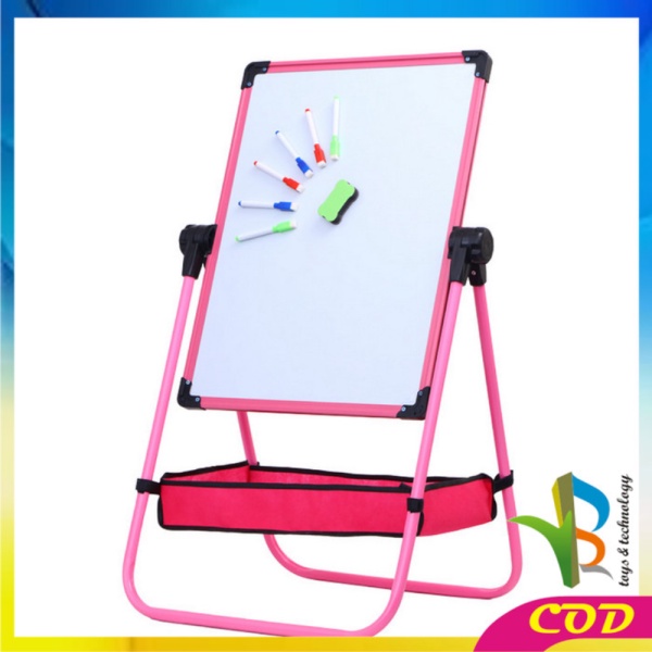 

Dijual RB-M133 Papan Tulis Anak Magnetic Multifungsi Keranjang Drawing Board - Pink Diskon