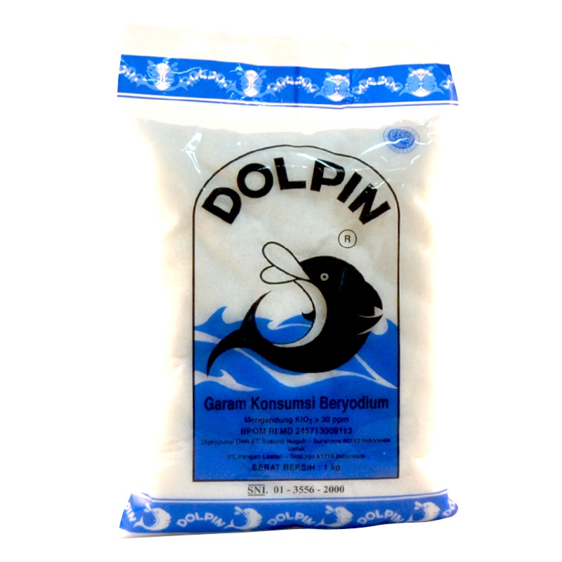 

Dolpin Garam Meja 1Kg