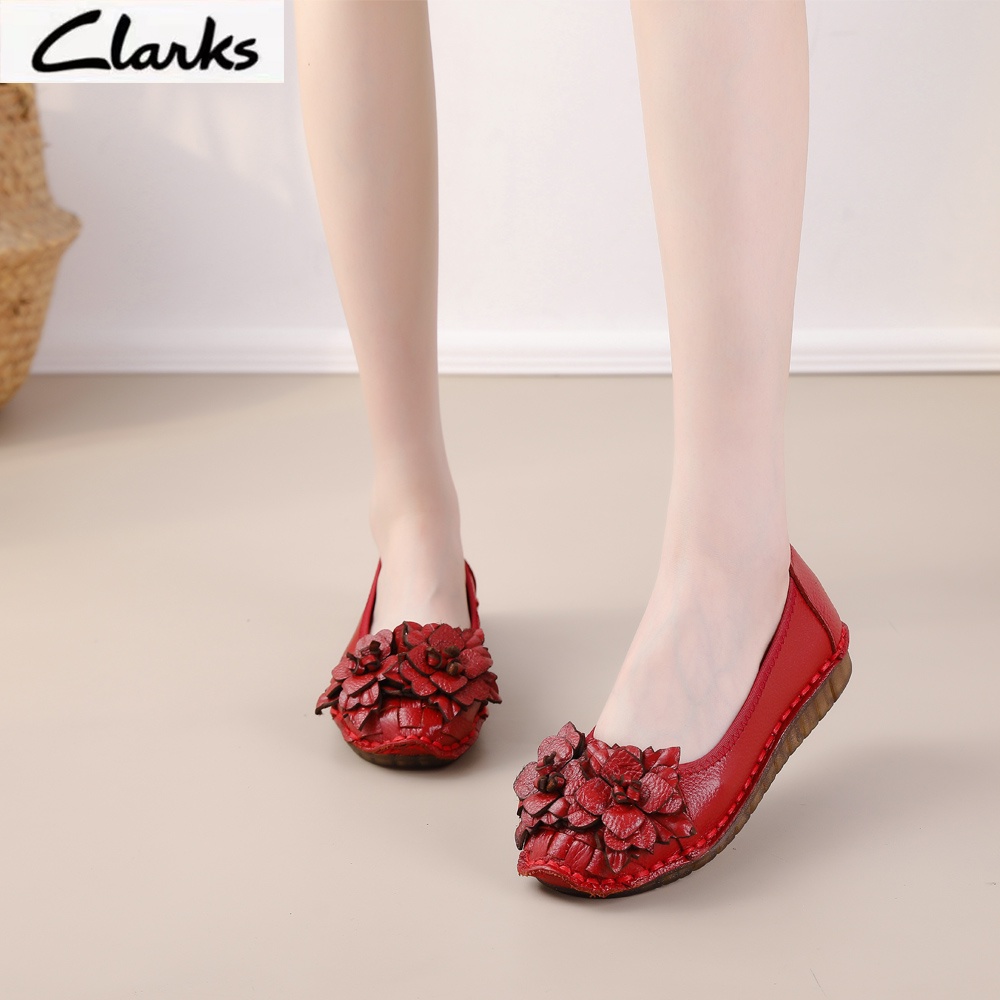 Clarks new pita Sepatu woman  clarks flat wanita kulit asli Sepatu Wanita  melati