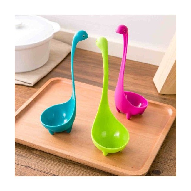 Sendok Kuah Sup Centong Dapur Sayur Unik Model Dinosaurus / Soup Spoon/ Sendok Karakter Dino Lucu-5