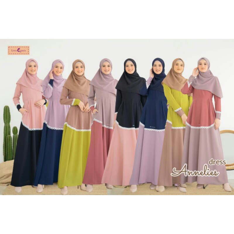 ANNELIES DRESS BY EMMAQUEEN - GAMIS ORIGINAL
