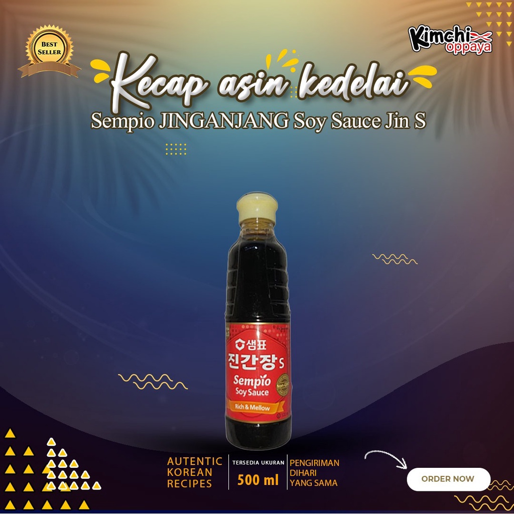 

Sempio Jinganjang Soy Sauce Jin S Kecap Asin Kedelai Korea 500 Ml