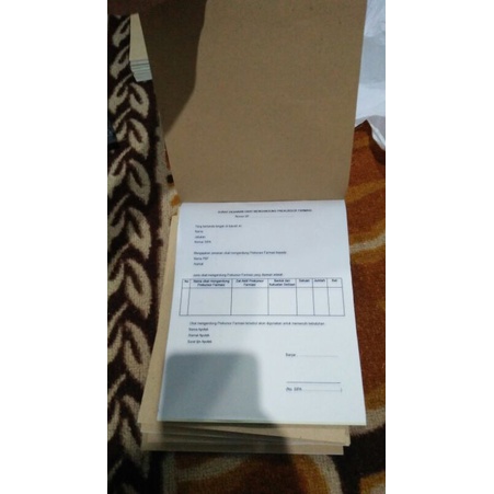 

cetak nota 1/2 folio minimal order