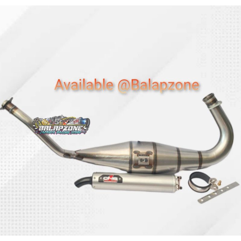 Knalpot galvanis  CMS original kawasaki ninja R / RR