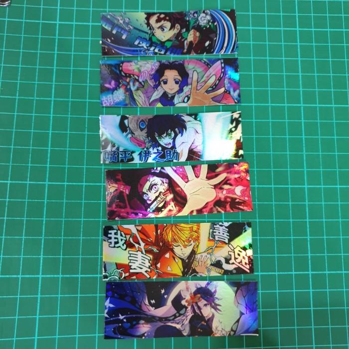 

Sticker Anime Slap - Set Demon Slayer 6pcs