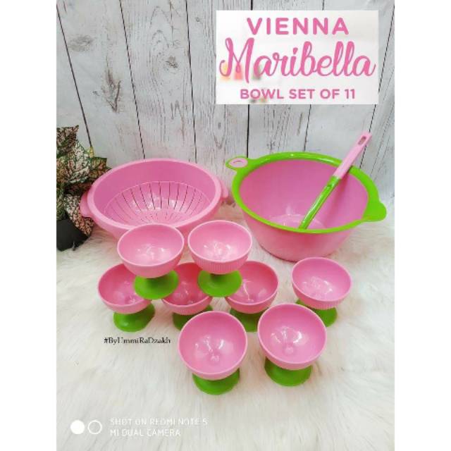 TEMPAT ES BUAH WADAH ES BUAH SET GELAS PLASTIK MARIBELLA CANGKIR BUAH