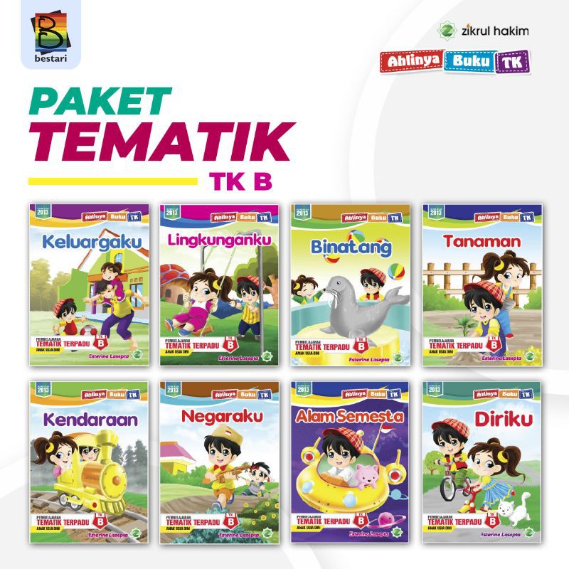 Buku Aktivitas Anak TK - Seri Paket Tematik Terpadu TK B