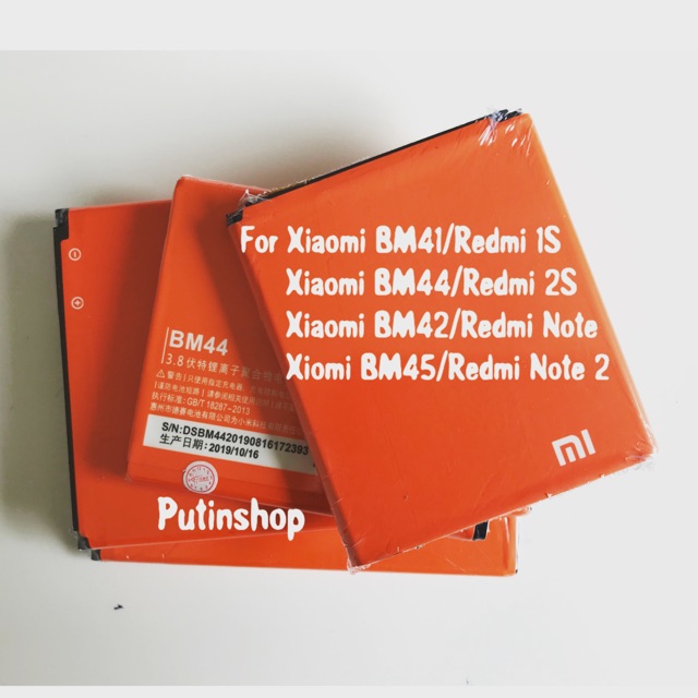 (P) all varian Baterai batre battery Xiaomi Redmi BM41 / 1S BM42 / Redmi Note BM44 / 2S BM45 / nNote 2 BN44 / 5